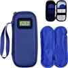zwxqe Borsa Termica Portatile Organizer Impermeabile con Display Temperatura | Contenitore isotermico con 2 pacchetti di ghiaccio per Outdoor Campeggio Picnic Spiaggia Auto Lavoro e Pendolarismo