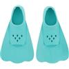 USHOBE Pinne da Nuoto in Silicone per Adulti, Corte e Leggere, Aiuto per Nuoto, per Piscina e Mare, 1 Paio Verde Chiaro