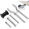 Generico MarineGuard Adjustable Keel Roller Rubber Trailer Rollers Tongue Heavy Duty