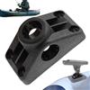zwxqe Supporto per canna da kayak, base di montaggio rotante a 360 gradi, supporto per canna da pesca per kayak, accessorio regolabile per l'installazione di barche gonfiabili, tavole da paddle, canoe