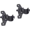 Gdfnmogo Supporto per pompa in silicone, 2 pezzi, supporto per telaio della bicicletta in nylon, per strada e MTB, clip per pompa ad aria sicura