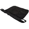 Rjrjc Borsa per palline con cinturino in rete Borsa per riporre attrezzature sportive riutilizzabile portatile per tennis, basket, calcio, custodia in tessuto Oxford nero