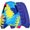 DAGLLGEW Bodyboard Gonfiabile con 2 Manici Graffiti Pieghevole Bodyboard da Spiaggia Leggero Portatile Nuoto Tavola da Surf Galleggiante per Bambini, Adolescenti e Adulti per Bambini in