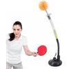 zwxqe Robot da allenamento - Pong, allenatore da tennis da tavolo - Macchina da tennis da tavolo con palla da allenamento - Attrezzature da tennis da tavolo tipo a , clip a palla veloce
