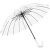 Generic HLTYGWX Ombrelli Ombrello da Golf Trasparente Ombrello da Golf Antivento di Grandi Dimensioni con Apertura Automatica ventilata Ombrello da Pioggia Antivento(A)