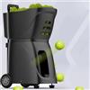 Generic Macchina automatica portatile per palline da tennis, angolo regolabile, velocità di rotazione, capacità di 100 palline, allenamento individuale per principianti