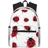 ybhgvc Zainetto casual leggero e impermeabile con stampa coccinella, unisex, per spostamenti quotidiani e gite nel fine settimana