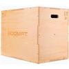 BOOMFIT Box Pliometrico in Legno Multistrato 3 Altezze in 1 | Plyo Box per Salti Step-Up e Esercizi Esplosivi Crossfit | Struttura Robusta 27 kg per Palestra Home Gym e Funzionale