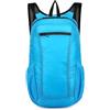 Caswynlife Zaino pieghevole da 20 l, ultraleggero, in nylon, resistente all'acqua, con custodia, per campeggio, viaggi, scuola all'aperto, colore blu