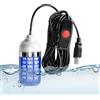 Générique Luce verde per pesca - Lampada impermeabile alimentata da USB - Lampada LED verde sommergibile per pesca, per esterni, piscina, fiume, barche, ghiaccio, kayak, marigana Achigan, trota gamberi Snook