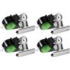JOINPAYA 4 Pezzi Allarme per Canna da Pesca Elettronico con LED Alta Sensibilità e Cicalino Clip Resistente per Pesca Notturna e Carpfishing Accessorio Essenziale per Principianti e Stile