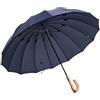 Generic HLTYGWX Ombrelli Ombrello da Golf Leggero Ombrello da Golf Leggero da 42 Pollici Ombrello a Bastone Grande Antivento Manico con Gancio in Legno J Ombrello in Canna ad Asciugatura Rapida Ombrello da