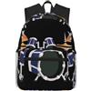 ybhgvc Jazz Drum Print Unisex Leggero Impermeabile Casual Zaino Per Il Viaggio Quotidiano Viaggi Weekend