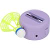 Generic Istruttore di Volano di Rimbalzo Automatico Luminoso - Istruttore di Rimbalzo di Badminton per Giocatore Singolo - Regolazione Dell'altezza con Telecomando - Ideale per Esercizi Notturni -