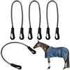 Generisch Cinghie per le Gambe per le Coperte da Cavallo 4 Pezzi per e Equitazione