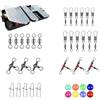 Drawup Kit di accessori da pesca da 140 pezzi con ganci girevoli, piombini - Set di attrezzi da pesca in acciaio inox per pesca d'acqua dolce e salata - compatto 12 x 9,5 cm