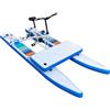 Generic Bicicletta gonfiabile per barca a pedale con tavola da SUP - Kayak versatile per divertimento sul lago