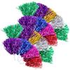 SAFIGLE Pompon da Cheerleader in Plastica 18 Pezzi Manico Liscio, Accessori Portatili per Balli e Spettacoli Scolastici, per Coreografie e Manifestazioni Sportive Colore Colore Casuale