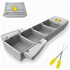 Generic Kayak da pesca pieghevole, guscio rigido resistente, facile da riporre e trasportare, si adatta al bagagliaio dell'auto, perfetto per 2-4 persone