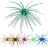 AGOOL Sea Urchin, esche morbide da pesca, 6/12 pezzi, realistiche esche da pesca fuzzy, esche galleggianti con stelle riflettenti, esche in plastica per pesca alla spigola, drop shot, stravaganti rig