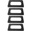 ibasenice Adattatore per Pinna SUP da 9 Pollici in PVC 4 Pezzi Connettore per Slot Pinna Centrale Paddle Board per Avventure in Acque Dolci Migliorata Manovrabilità