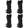 YARNOW 4 Corde per Rete da Trampolino: Corde di Fissaggio per reti di Protezione, Pratico Accessorio per Alpinismo, Escursionismo, Campeggio e Altre attività all'aperto.