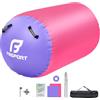 FBSPORT Air Roll gonfiabile, 80 x 50 cm, rullo ad aria gonfiabile, cilindro per yoga, ginnastica, tappetino da ginnastica, tappetino sportivo per la casa, con borsa per il trasporto, all'aperto