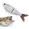 Generic Esche da pesca - 12 cm | Tracce e scatola portaoggetti Formaggio per luccio | Esche da pesca non verniciate Multi Jointed Crankbait Foresta per lucioperca Trota
