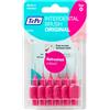 TEPE PRODOTTI IG.ORALE Srl TePe Scovolino Interdentale Original Rosa ISO 00, 0,4mm, 6 Pezzi, Igiene Orale, Pulizia Denti, Rimozione Placca
