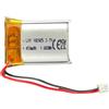 RmtcBal Batteria ai polimeri di litio 3,7 V - 400 mAh 102025 - Batteria ricaricabile auricolari Bluetooth, piccoli altoparlanti Bluetooth compatibili - Verifica prima dell'acquisto - Interfaccia JST 1.25(1PCS