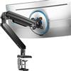 ErGear Braccio per monitor Heavy Duty per schermi Ultrawide da 13-49, capacità 17 kg, Supporto da scrivania per monitor Full Motion, Supporto solido come una roccia, Morsetto a C doppio e montaggio