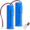 OWOAOOwl Batteria ricaricabile agli ioni di litio da 3,7 V, 2600 mAh, con connettore XH2.54/2P, si prega di verificare la polarità del dispositivo e della spina prima dell'acquisto (2 pezzi, 2600 mAh XH2.54)