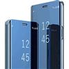 Nshkeji Custodia per Samsung Galaxy S26 Ultra, Clear View Flip a specchio, antiurto, sottile, originale, con funzione leggio, elegante specchio, pieghevole, per Samsung S26 Ultra 5G