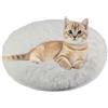 RICHRAIN Cuscino per gatti, rotondo, in peluche, cuscino di ricambio | Morbido peluche, cuscino rotondo per gatti, ideale per tiragraffi e cuccia per gatti, lavabile in lavatrice
