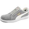 PUMA Safety Iconic Suede Low S1PL ESD FO HRO SR Scarpe antinfortunistiche unisex antiscivolo senza metallo cappuccio in fibra di vetro, grigio., 39 EU