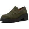 Camper Milah K201425, Moccasin Donna, Verde Scuro 021, 41 EU