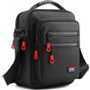 Lesbyit Borsa a tracolla impermeabile con 7 cerniera, borsa a tracolla da uomo, borsa casual da uomo, borsa casual con per lavoro, viaggi di lavoro e tutti i giorni