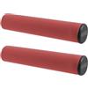 cyclingcolors Manopole bici 135 mm diametro 22 mm in silicone morbide unisex per manubrio MTB trekking strada scooter bici, rosso