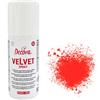 DECORA COLORANTE SPRAY VELVET VELLUTO ROSSO 100gr