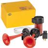 HELLA 3PB 003 001-651 Tromba, 12V, 118dB(A), Gamma frequenze 780/840Hz, Tromba bitonale, elettrico-pneumatico