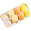 EUDUQ Set di 8 spugne per trucco, Beauty Blender grandi uova per trucco colorati tamponi per cipria spugnette cosmetiche lavabili spugne dischetti struccanti per fondotinta liquido cipria protezione