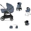 INGLESINA Aptica System Quattro Cab Alaska Blue - Sistema Completo Inglesina (Senza Telaio)