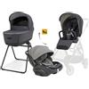 INGLESINA Electa System Quattro con Ovetto Drw-Evo Reclinabile Garage Grey (Telaio escluso)