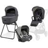 INGLESINA Electa Sistem Quattro Garage Grey con Ovetto Darwin (Telaio escluso)