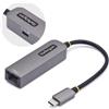 Startech.com Adattatore StarTech.com Ethernet USB-C 100W Grigio [1GPD3-USB-C-ETHERNET]