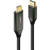 Lindy Cavo adattatore Lindy DisplayPort 1.4 a HDMI 8K60 1m Nero [40930]