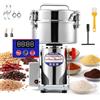 Moongiantgo 2500g Mulino Elettrico per Cereali, Acciaio Inossidabile, 3600W | Mulino per Spezie, 36000RPM Motore Commerciale, 30s Rettifica Superfine ad Alta Velocità, per Cereali/Erbe/Spezie/Noci
