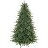 HOMCOM Albero di Natale 210 cm in Plastica Verde con Base in Metallo e 2445 Rami Ignifughi | Aosom Italy