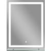 kleankin Specchio per Bagno con 3 Colori di Luce e Ripiano in Vetro, Funzione Memoria e Interruttore Tattile, 60x80 cm, Argento | Aosom Italy
