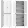 HOMCOM Mobile Bagno Alto 170 cm da Terra con Ripiani Regolabili | Aosom Italy